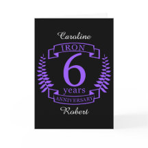 IJzeren bruiloft 6 jaar