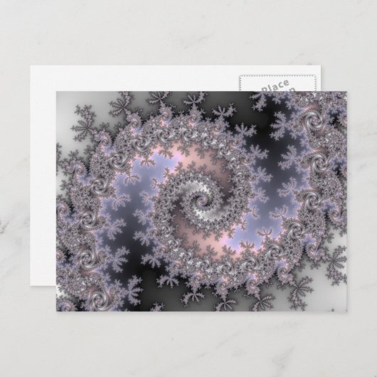 IJzeren - Fractaal Briefkaart (Voorkant / Achterkant)