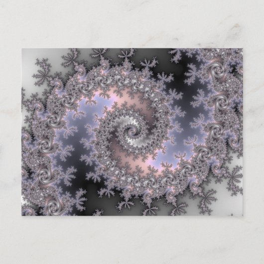 IJzeren - Fractaal Briefkaart (Voorkant)