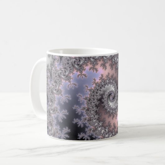 IJzeren - Fractale Mok (Voorkant links)