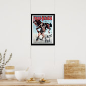 IJzeren Jack Sterke Man Vintage Circus Poster (Keuken)