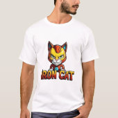 IJzeren kat T-shirt (Voorkant)