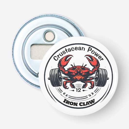 IJzeren Klauw Button Flesopener (Voorkant)