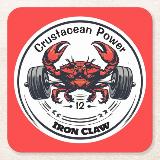 ijzeren klauw kartonnen onderzetters (Voorkant)