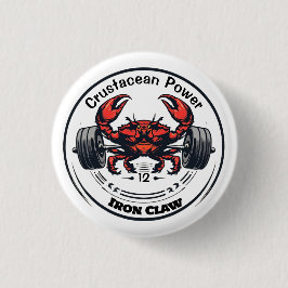 ijzeren klauw ronde button 3,2 cm