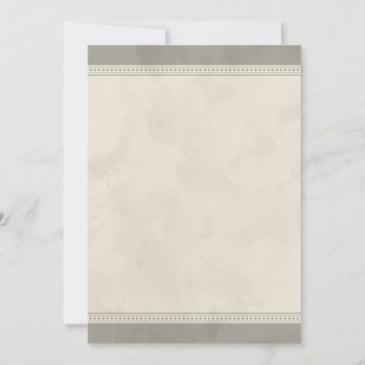 IJzeren kruidenuitnodigingen Kaart (Achterkant)