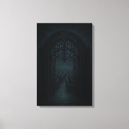 ijzeren labyrintpoort canvas afdruk