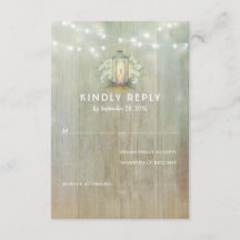  IJzeren Lantaarn Witte Bloemen Huwelijk RSVP