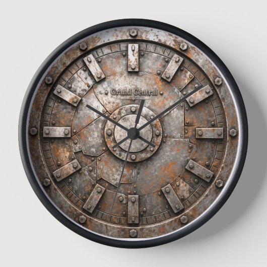 IJzeren machine decoratieve kwarts klok (Voorkant)