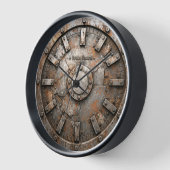 IJzeren machine decoratieve kwarts klok (Hoek)