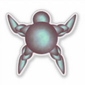 IJzeren man Sticker (Voorkant)