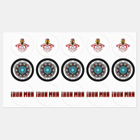 IJZEREN MAN STICKERS (Vel)