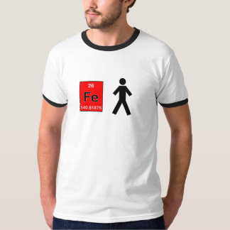 IJzeren man (symbolen, mijlen) T-shirt