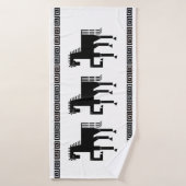 IJzeren Paard Bad Handdoek (Badhanddoek)