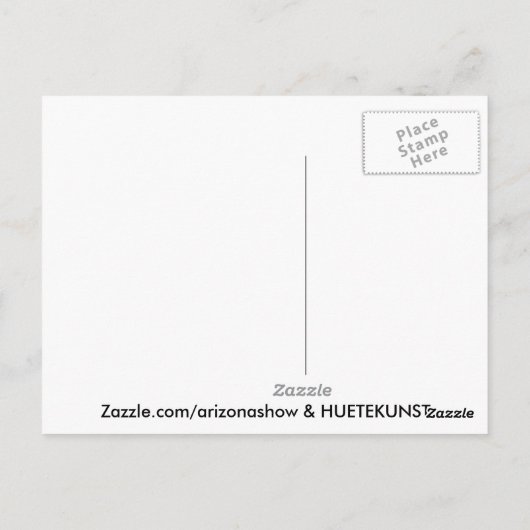 "IJzeren paard" Briefkaart (Achterkant)