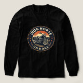 IJzeren Paard Garage Tri-Blend Shirt (Voorkant)