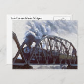 IJzeren paarden en ijzerbruggen Briefkaart (Voorkant / Achterkant)
