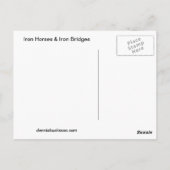 IJzeren paarden en ijzerbruggen Briefkaart (Achterkant)