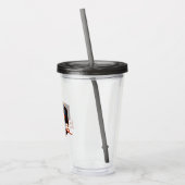 IJzeren Pixel Tumbler Acryl Drinkbeker (Links)