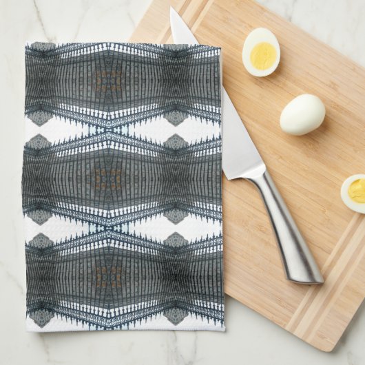 IJzeren poorten van het Frick Museum Theedoek (Quarter Fold)