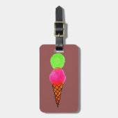 IJzeren pop Bagagelabel (Voorkant verticaal)