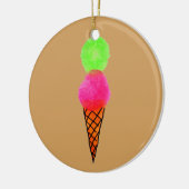 IJzeren pop Keramisch Ornament (Links)