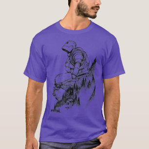IJzeren Reus vriend retro T-shirt