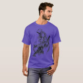 IJzeren Reus vriend retro T-shirt (Voorkant volledig)