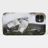 IJzeren schaatsen, figuur schaatsen in sneeuw Case-Mate iPhone Case (Achterkant (horizontaal))