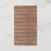 IJzeren Skillet Rustiek Restaurant Cateraar Visitekaartje (Achterkant)