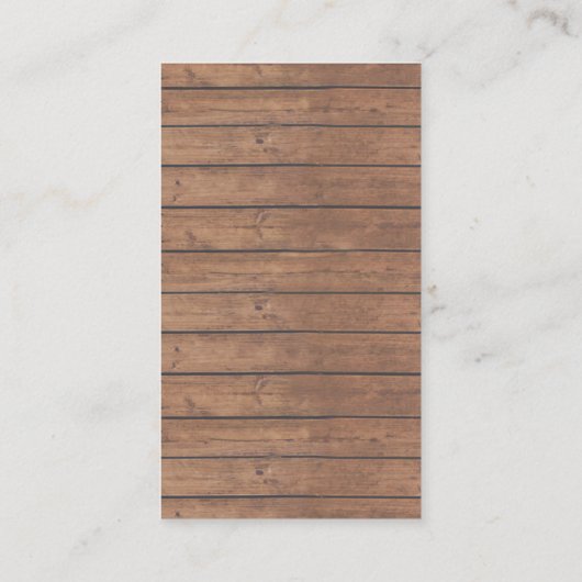 IJzeren Skillet Rustiek Restaurant Cateraar Visitekaartje (Achterkant)