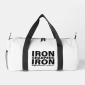 IJzeren slijpmiddelen IJzer - Spreuken 27:17 Duffe Plunjezak (Achterkant)