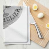 IJzeren Sommelier Wijnliefhebber  Theedoek (Quarter Fold)