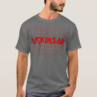 IJZEREN TEKST DICKINSON MAIDEN T-SHIRT