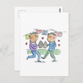 IJzeren trouwdag Briefkaart (Voorkant / Achterkant)