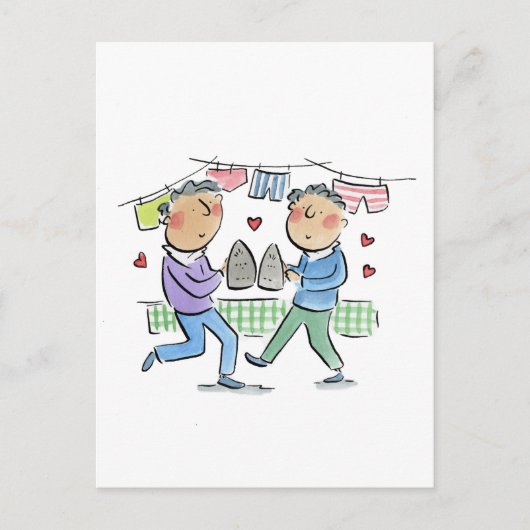 IJzeren trouwdag Briefkaart (Voorkant)