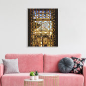 IJzeren vensterkunst Canvas Afdruk (Insitu (Woonkamer))