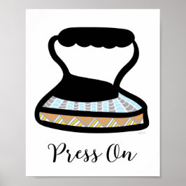  IJzeren Wandwand Poster