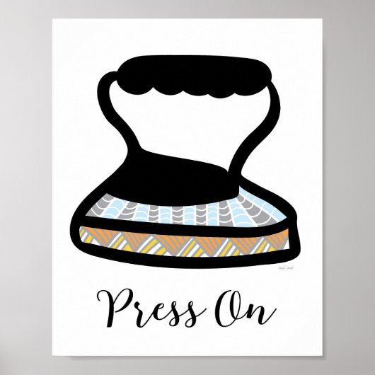 IJzeren Wandwand Poster (Voorkant)