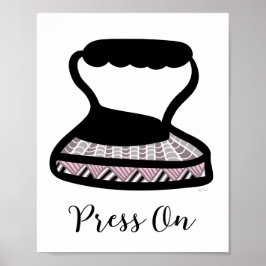  IJzeren Wandwand Poster