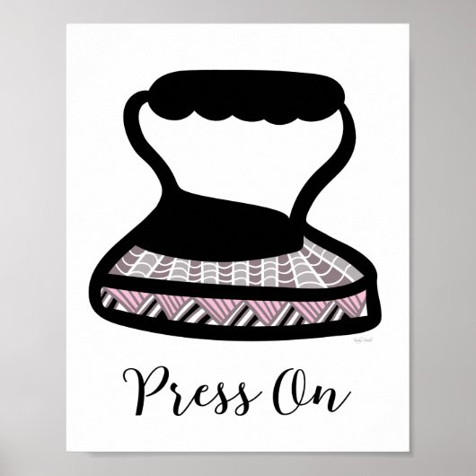  IJzeren Wandwand Poster (Voorkant)