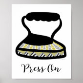  IJzeren Wandwand Poster (Voorkant)