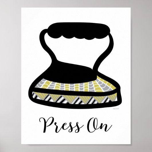 IJzeren Wandwand Poster (Voorkant)