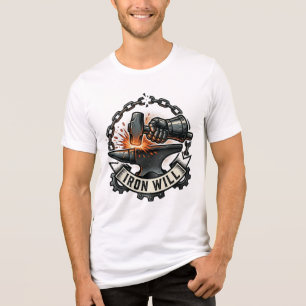 IJzeren Wil Motivatie Mindset Unisex Bella Canvas Tri-Blend Shirt