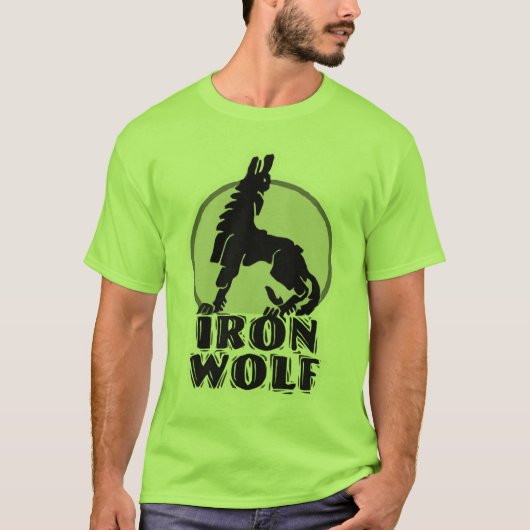 IJzeren wolf t - shirts (Voorkant)