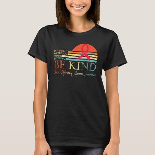 IJzergebrek Anemia Warrior T-shirt (Voorkant)