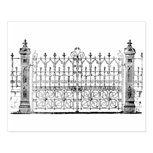  ijzergewas Rubber Kunststempel Rubberstempel (Afrduk)