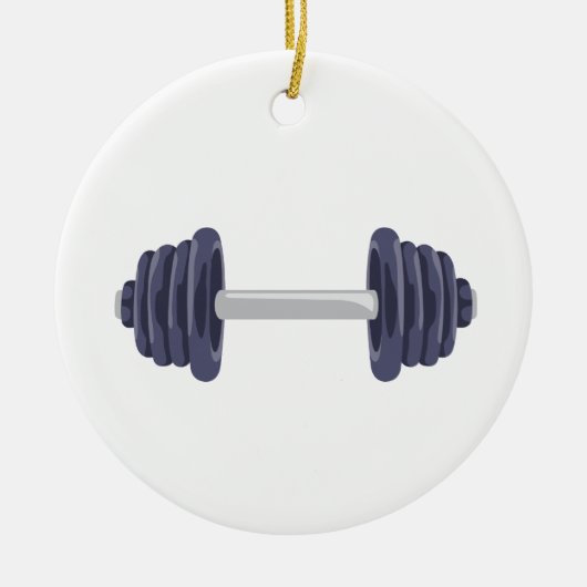 IJzergewicht Keramisch Ornament (Voorkant)