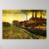 IJzergieterij in Den Haag door Vincent van Gogh Poster (Voorkant)