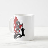 ijzerhoudende weeskinderen koffiemok (Voorkant links)